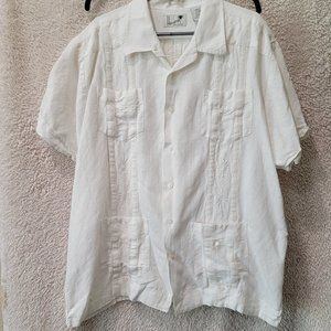 Havana Shirt Co. - White "Island Wear" Shirt - XL